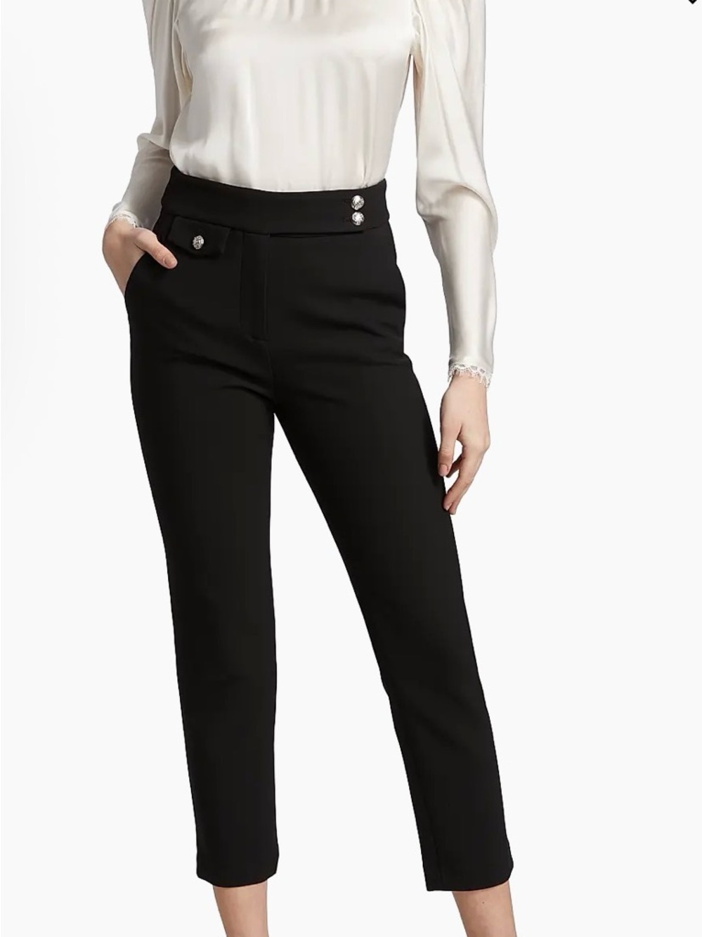Veronica Beard $448 Renzo Ankle Crop Pants